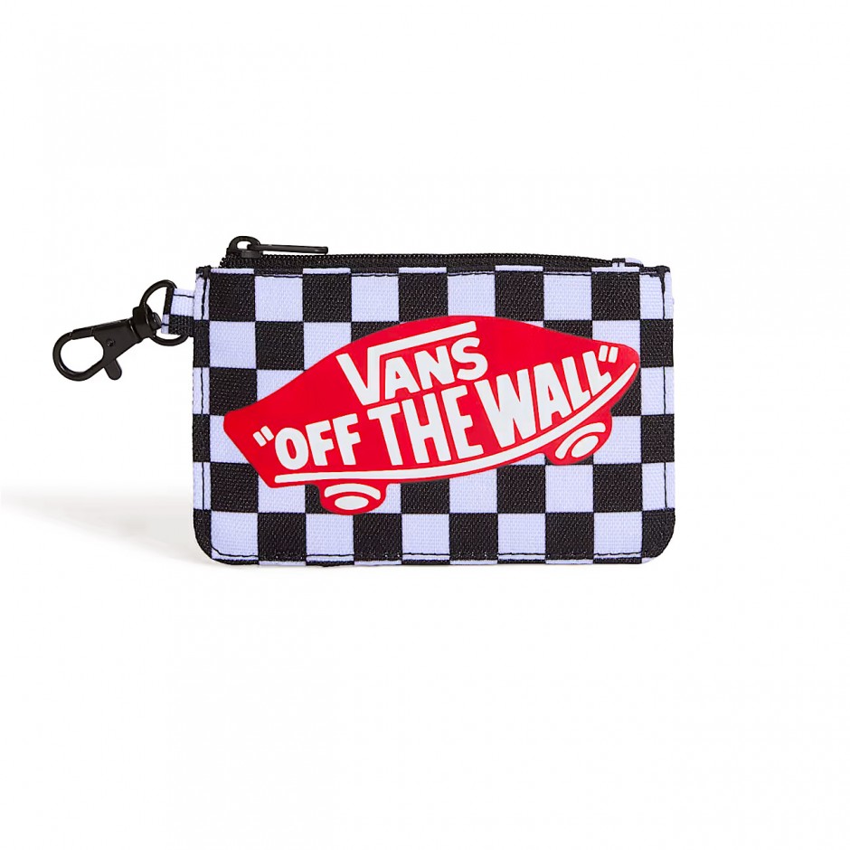 Πορτοφόλι Λευκό-Μαύρο - Vans Off The Wall Zip Wallet