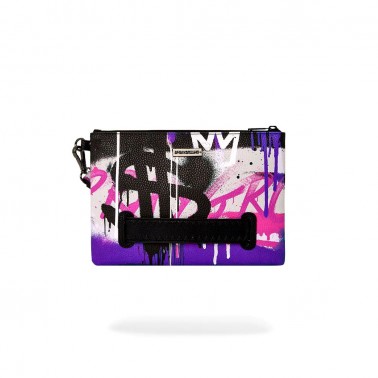 SPRAYGROUND VANDAL COUTURE CROSS OVER CLUTCH B5714 Colorful