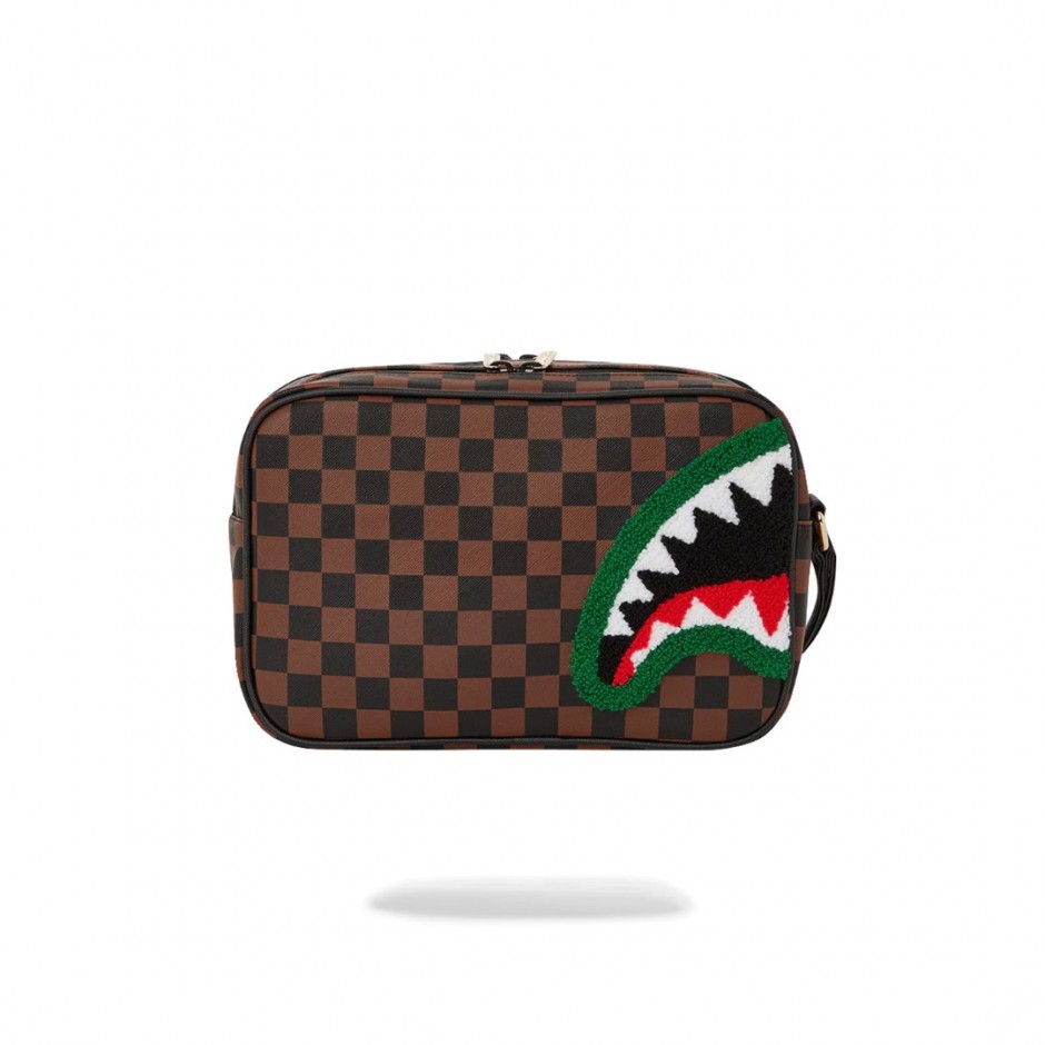 Τσάντα Νεσεσέρ Καφέ - Sprayground Chenille Sip