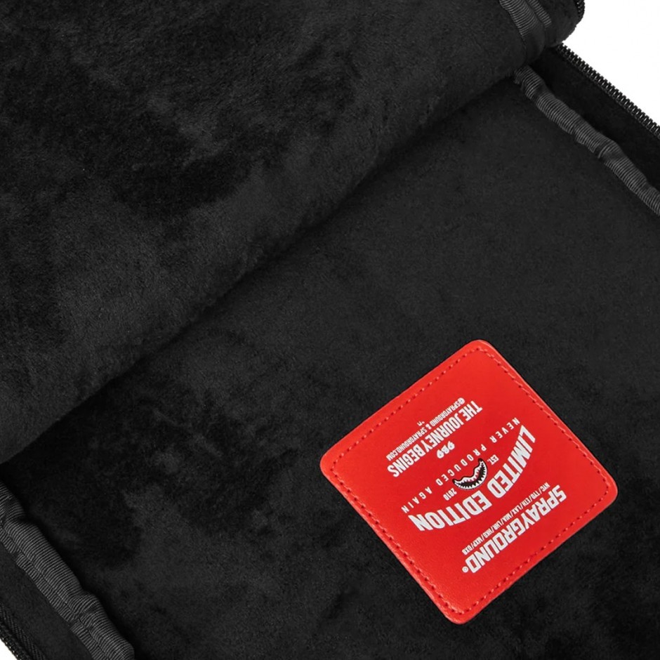 Τσάντα Φορητού Υπολογιστή Μαύρη - Sprayground 3DSG Blackout Smartpack