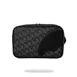 Τσάντα Νεσεσέρ Μαύρη - Sprayground 3DSG Blackout Toiletry Brick Εικόνα 0
