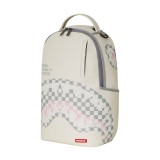 Τσάντα Πλάτης Εκρού - Sprayground Cream Check Shark Central Εικόνα 2