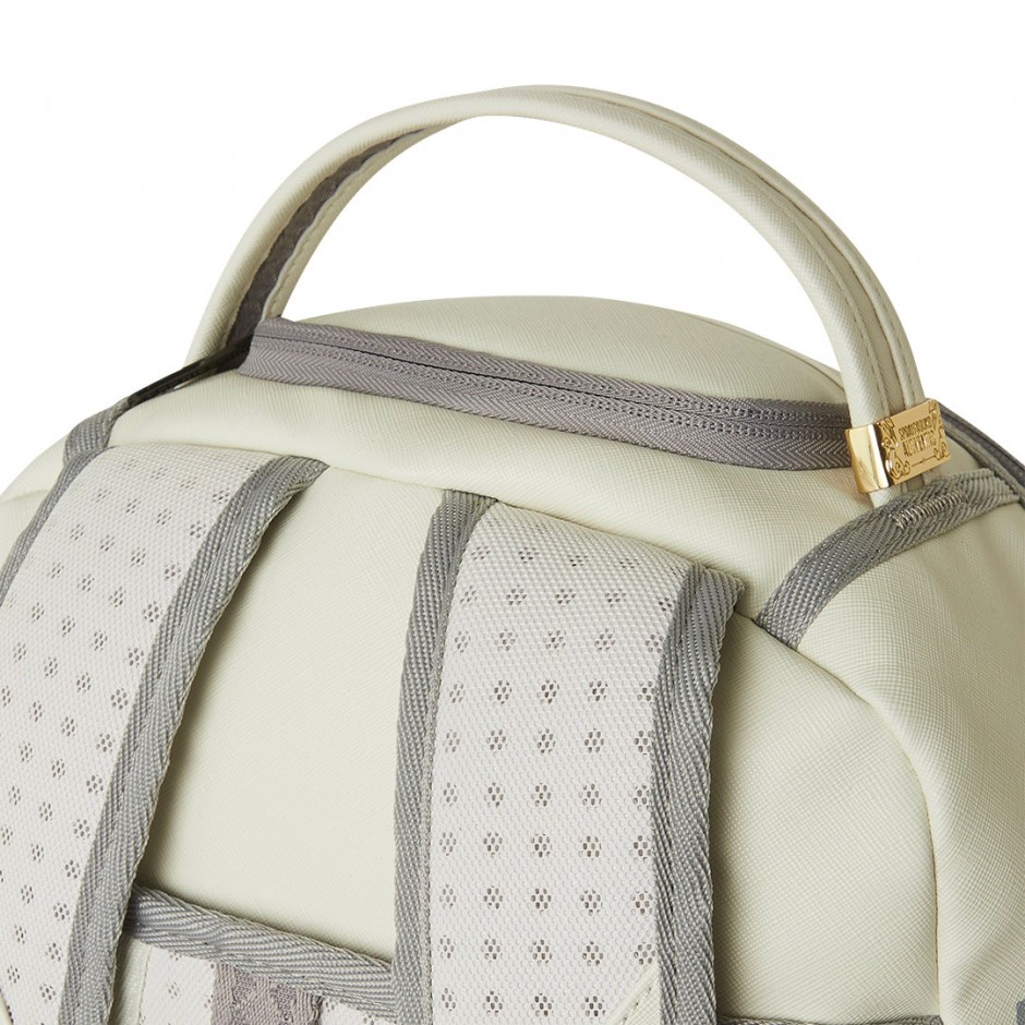 Τσάντα Πλάτης Εκρού - Sprayground Cream Check Shark Central