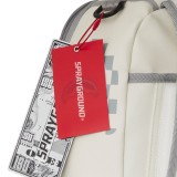 Τσάντα Πλάτης Εκρού - Sprayground Cream Check Shark Central Εικόνα 6