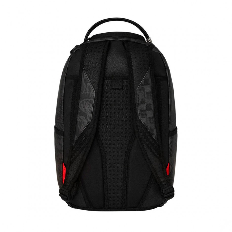 Τσάντα Πλάτης Ανθρακί - Sprayground Torn Graff Check DLXSV
