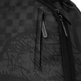 Τσάντα Πλάτης Ανθρακί - Sprayground Torn Graff Check DLXSV Εικόνα 3