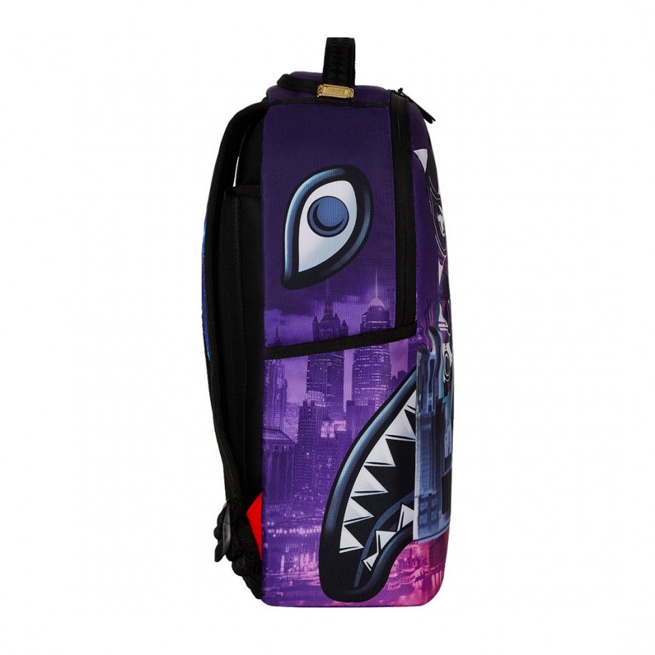 SPRAYGROUND CAT WOMAN IN THE CITY DLXR BACKPACK B7746 Colorful