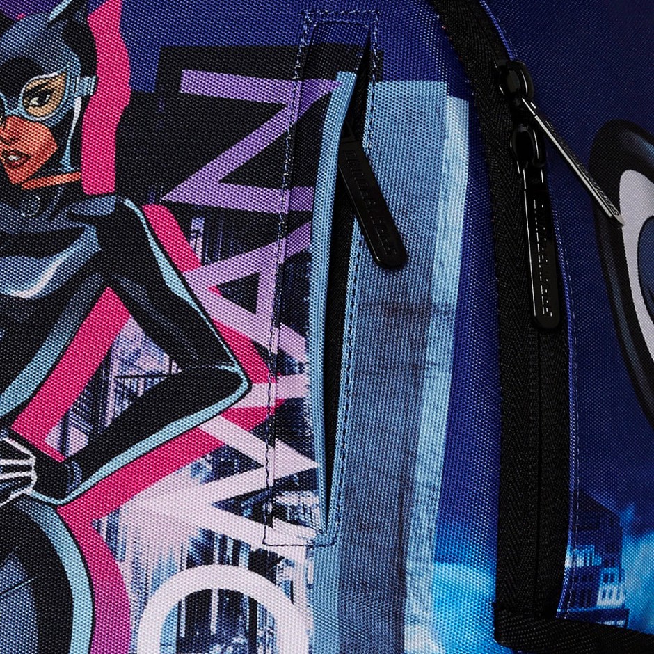 SPRAYGROUND CAT WOMAN IN THE CITY DLXR BACKPACK B7746 Colorful