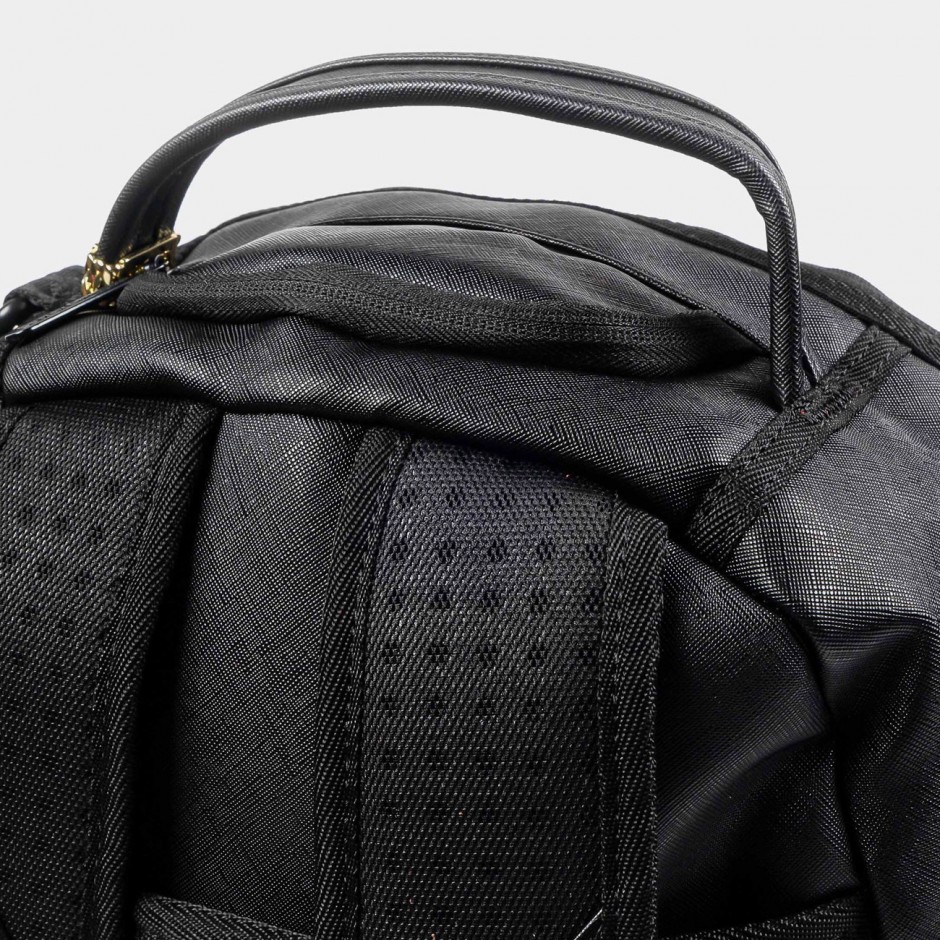 SPRAYGROUND BAG OF MONEY ON FIRE BACKPACK B7675 Black