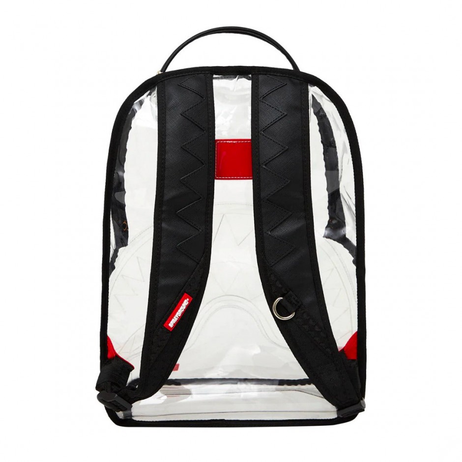SPRAYGROUND SHARK CENTRAL CLEAR DLX BACKPACK B7752 Colorful