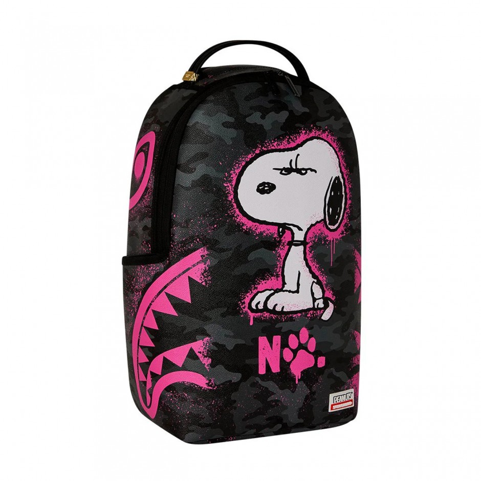 Τσάντα Πλάτης Πολύχρωμη - Sprayground Snoopy Pink Stencil