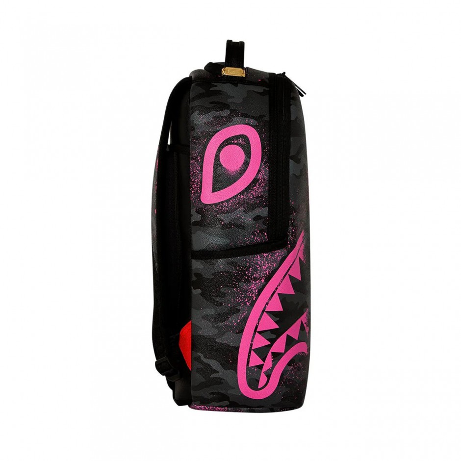 Τσάντα Πλάτης Πολύχρωμη - Sprayground Snoopy Pink Stencil