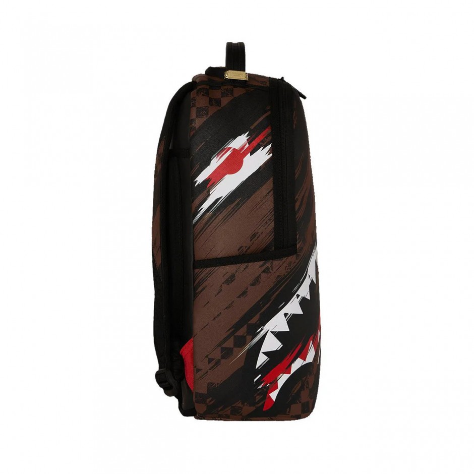 Τσάντα Πλάτης Καφέ - Sprayground Smeared Grunge