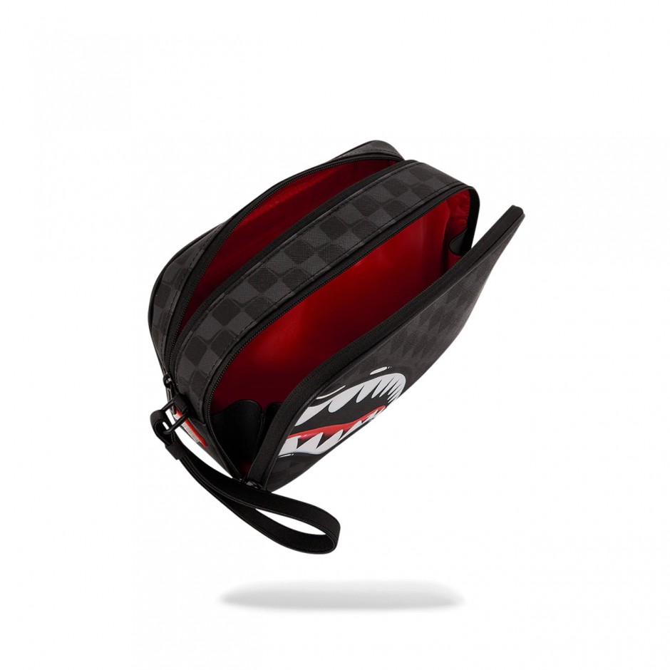 Τσάντα Νεσεσέρ Μαύρη - Sprayground Sharks In Paris Balloon Toiletry Brick