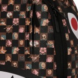 Τσάντα Πλάτης Καφέ - Sprayground Peeking Characters Remix Εικόνα 3