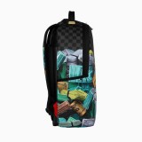 Τσάντα Πλάτης Πολύχρωμη - Sprayground Monopoly Money Stacks Εικόνα 1