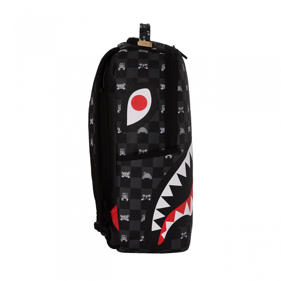 Τσάντα Πλάτης Μαύρη - Sprayground Peeking Character Check