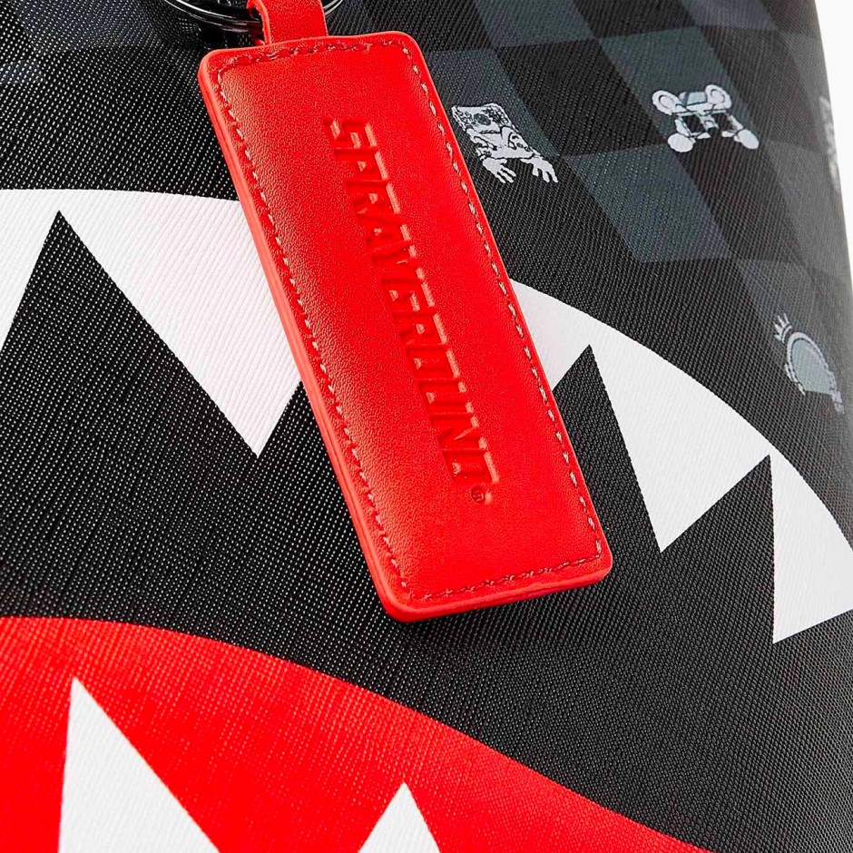 Τσάντα Tote Μαύρη - Sprayground Peeking Character Check