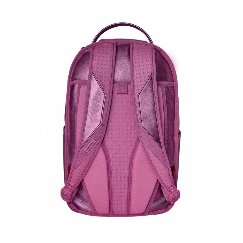 Τσάντα Πλάτης Φούξια - Sprayground Metallic Pink Metallic Drip