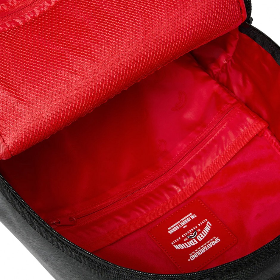 Backpack Black - Sprayground Lux Black Ghost Drip