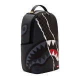 Backpack Colorful - Sprayground Center Rip Revealing Gray Check Image 2