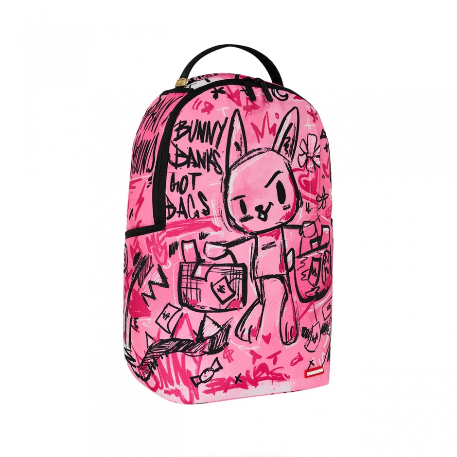 Backpack Pink - Sprayground Bunny Banks-Money Bounce