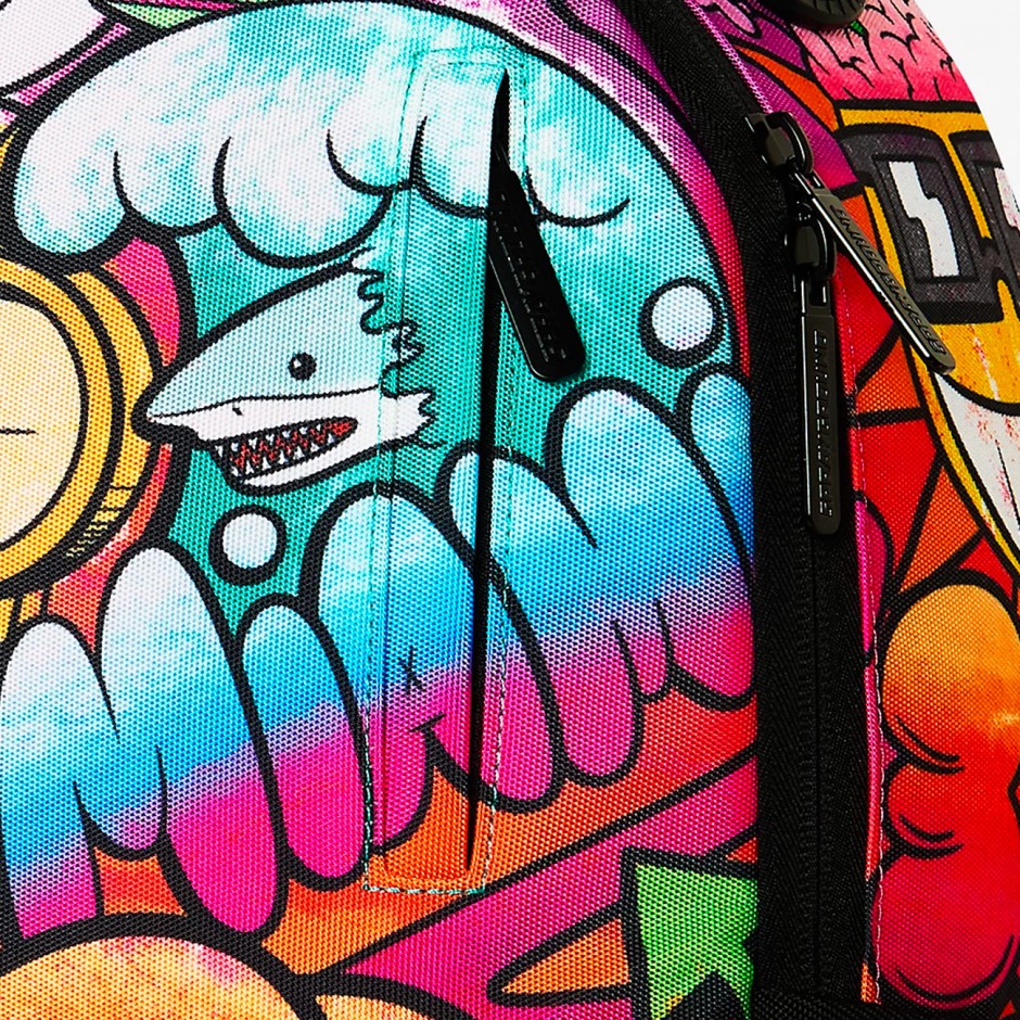 Τσάντα Πλάτης Πολύχρωμη - Sprayground Miami Doodle Daydream