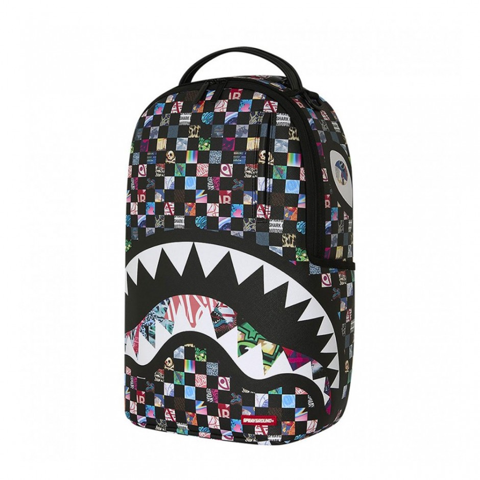 Τσάντα Πλάτης Πολύχρωμη - Sprayground Crazy Check