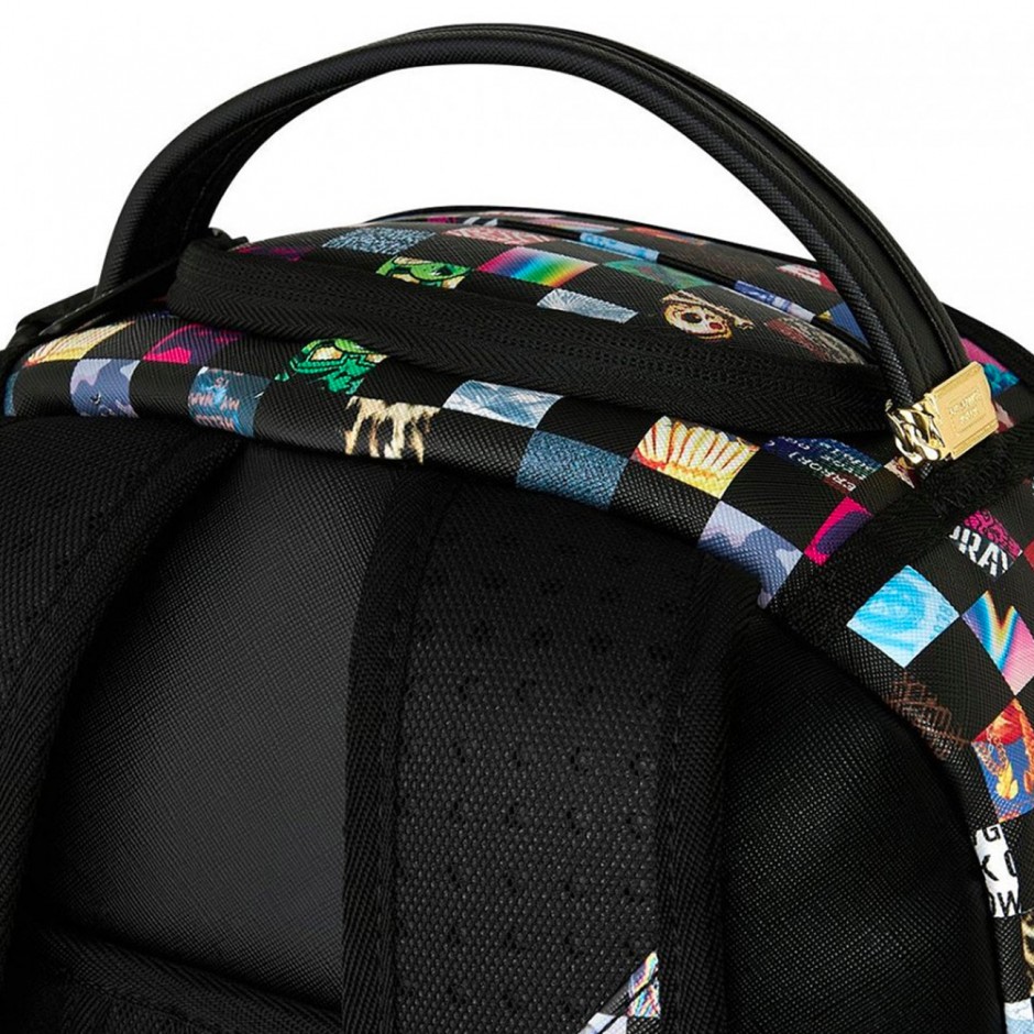 Τσάντα Πλάτης Πολύχρωμη - Sprayground Crazy Check