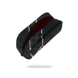 Pouch Black - Sprayground Center Rip Revealing Gray Check Image 3