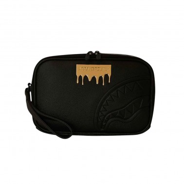 Τσάντα Νεσεσέρ Μαύρη - Sprayground Gold Brick Luxe Toiletry Brick