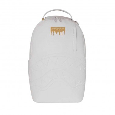 Τσάντα Πλάτης Λευκή - Sprayground Gold Brick Luxe White