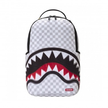 Τσάντα Πλάτης Λευκή - Sprayground Sharks In Paris 3D Effect