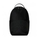 Τσάντα Πλάτης Μαύρη - Sprayground Shark Central Blacked Out Embossed Nylon Εικόνα 