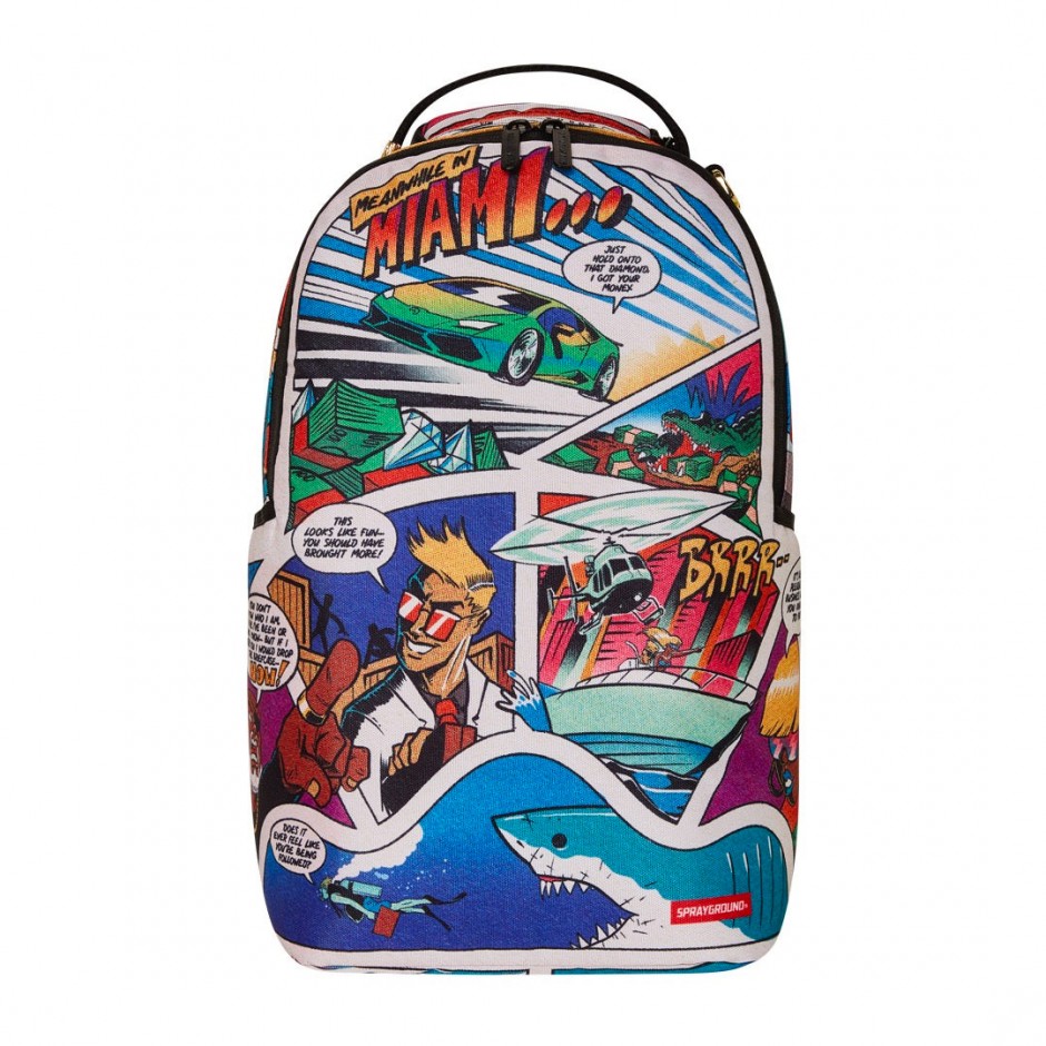 Τσάντα Πλάτης Πολύχρωμη - Sprayground 305 Retro Comic DLXR