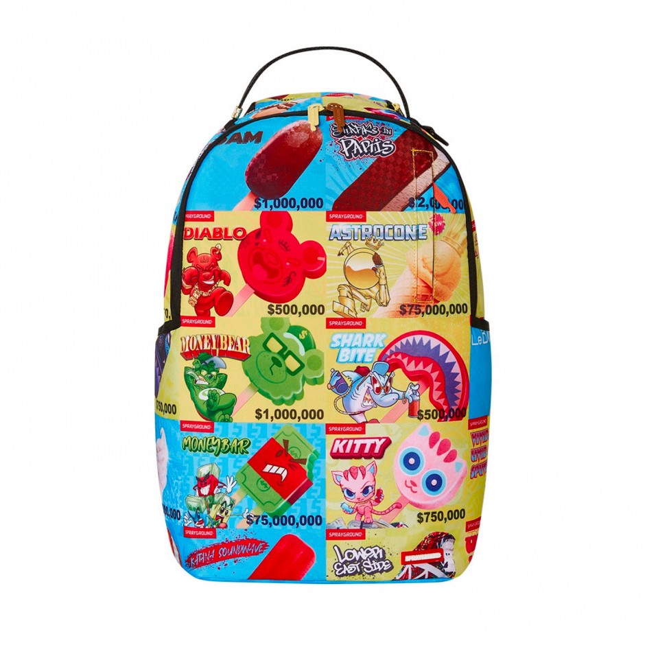 SPRAYGROUND CHARACTERS ICE CREAM TRUCK DLXR B7346 Colorful