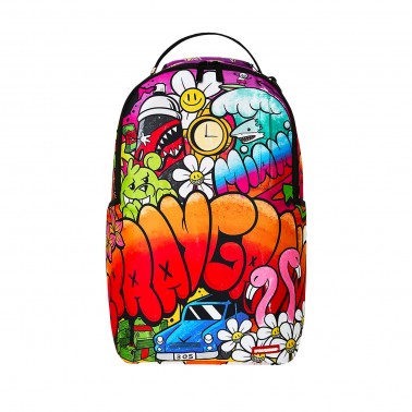 Τσάντα Πλάτης Πολύχρωμη - Sprayground Miami Doodle Daydream