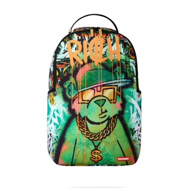 Backpack Colorful - Sprayground Money Bear Graff Mural 