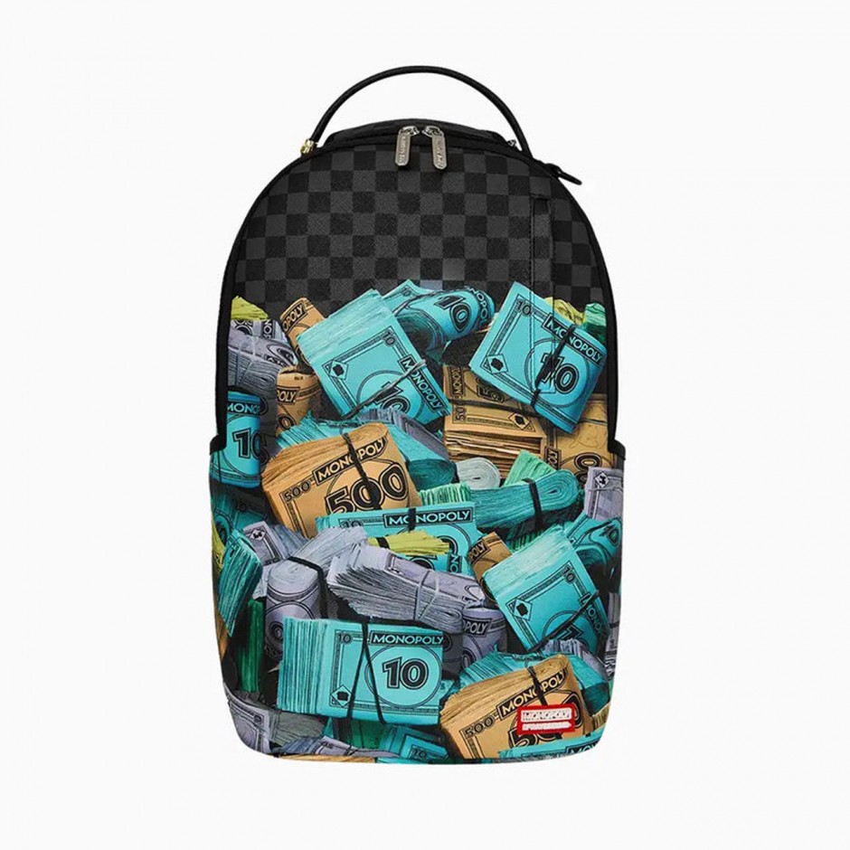 Τσάντα Πλάτης Πολύχρωμη - Sprayground Monopoly Money Stacks