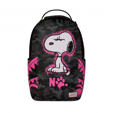 Τσάντα Πλάτης Πολύχρωμη - Sprayground Snoopy Pink Stencil