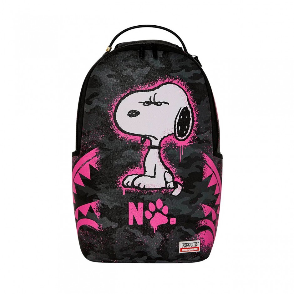 Τσάντα Πλάτης Πολύχρωμη - Sprayground Snoopy Pink Stencil