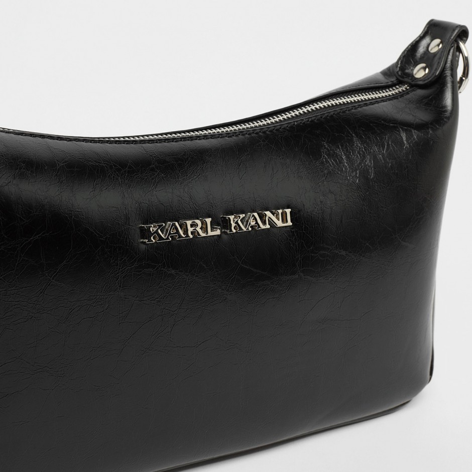 KARL KANI KK RETRO SHOULDER BAG KA253-020-1-BLACK Black