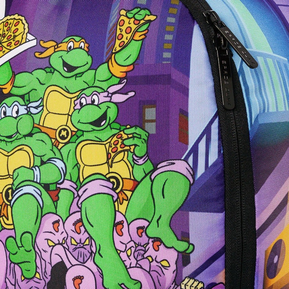 Τσάντα Πλάτης Πολύχρωμη - Space Junk TMNT Pizza Party