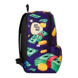 SPACE JUNK SPACE MONEY COINS BACKPACKS SJS123 Colorful Image 2