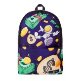 SPACE JUNK SPACE MONEY COINS BACKPACKS SJS123 Colorful Image 
