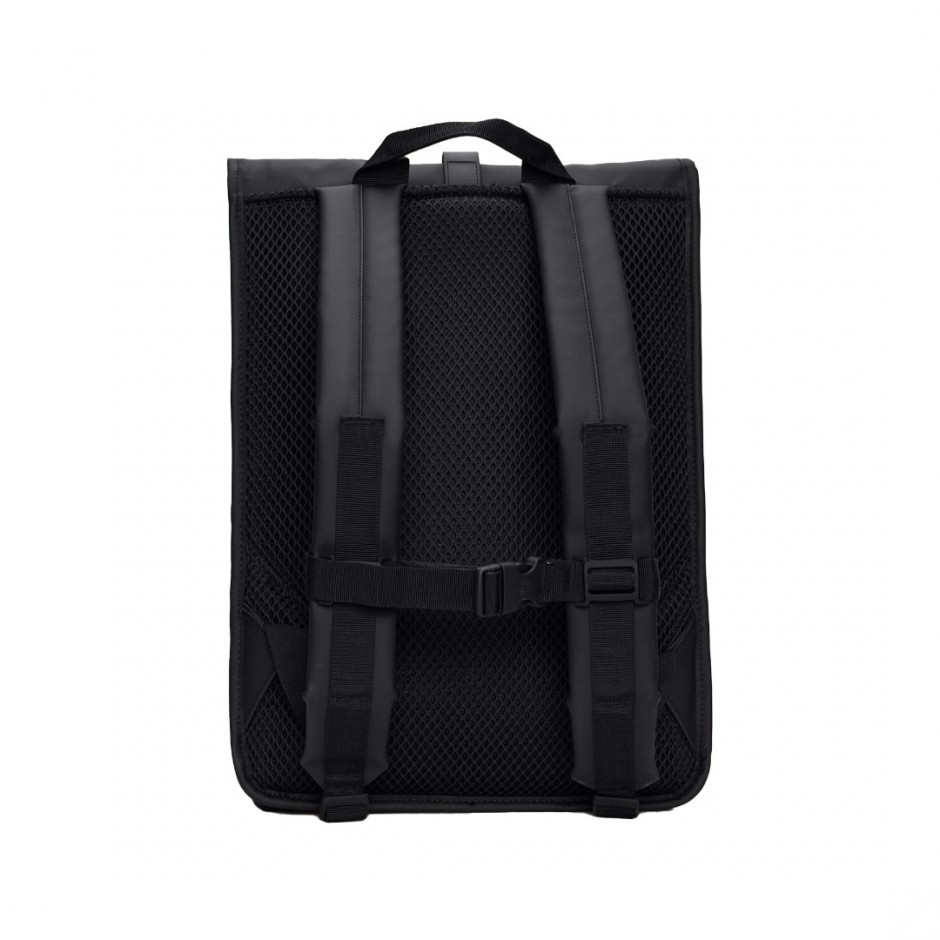 RAINS ROLLTOP RUCKSACK Μαύρο