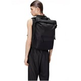 Τσάντα Πλάτης Μαύρη - Rains Trail Rolltop Εικόνα 1