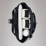 RAINS ROLLTOP TOTE BAG 13390-01 Black Image 2