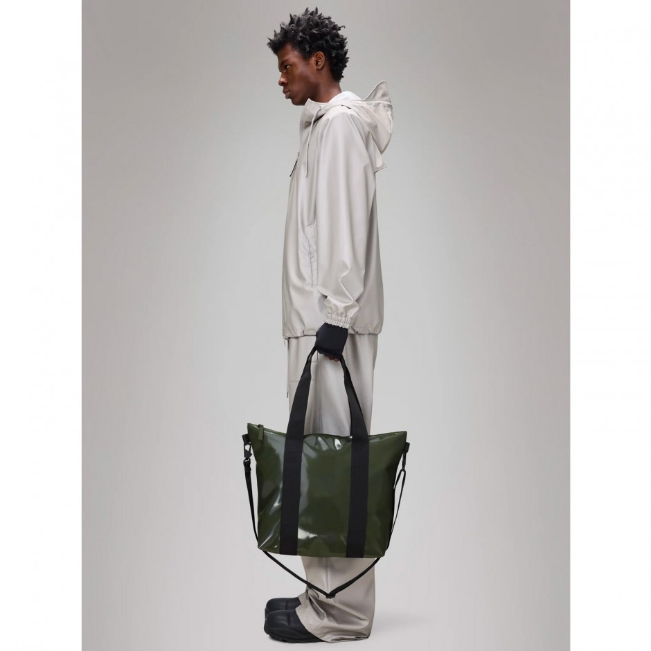 RAINS TOTE BAG MINI W3 14160-127 OLIVE
