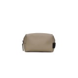 Toiletry Bag Beige - Rains Wash Bag Small Image 